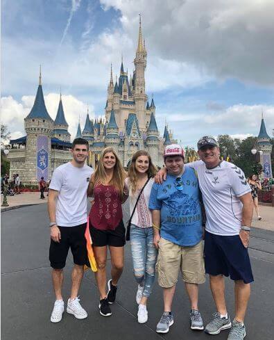 Devyn Pulisic with her family.